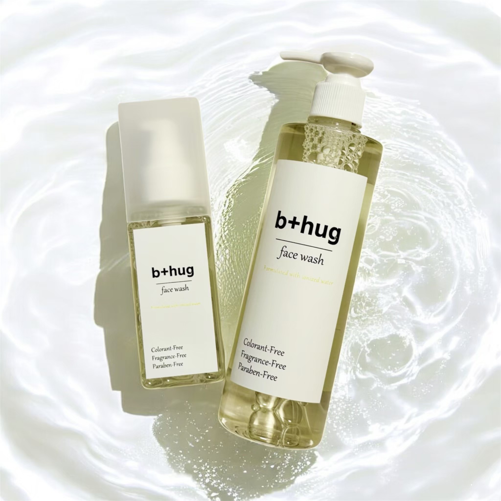 b＋hug Face Wash 水美容の洗顔
